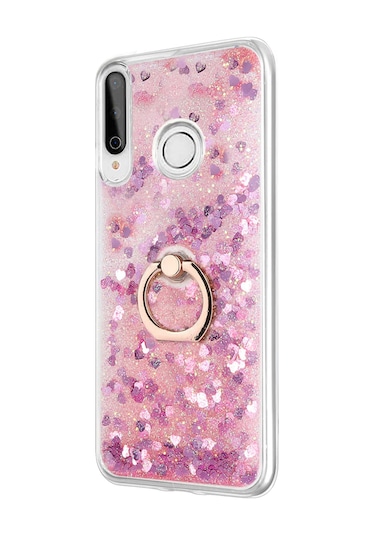 Microsonic Huawei Y6P Kılıf Glitter Liquid Holder