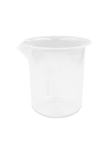 Borox Kabartma Dereceli Plastik Beher 100 ML