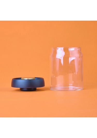 Arow Frasco Vakumlu Saklama Kavanozu - Şeffaf / Siyah - 900 Ml Şeffaf / Siyah