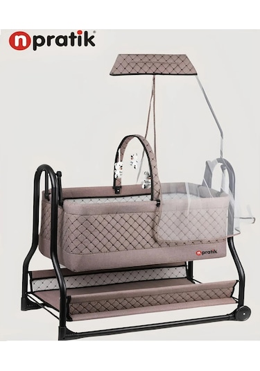N'pratik Dönenceli Npratik Lüx Bebek Beşiği Nenni Silinebilir Portatif Sallanır Sepet Beşik Hamak Beşik Açık Kahve Açık Kahverengi N'pratik Dönenceli Npratik Lüx Bebek Beşiği Nenni Silinebilir Portatif Sallanır Sepet Beşik Hamak Beşik Açık Kahve Açık Kahverengi