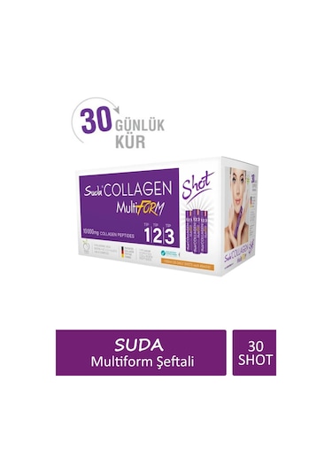Suda Collagen Multiform Şeftali 30 Shot