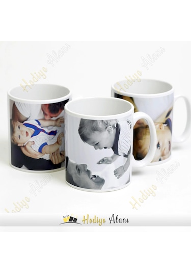 Kişiye Özel Resimli Fotoğraflı Yazılı Baskılı Sihirli Kupa Bardak