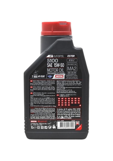 Motul 5100 15W-50 4T Motosiklet Motor Yağı 1 L