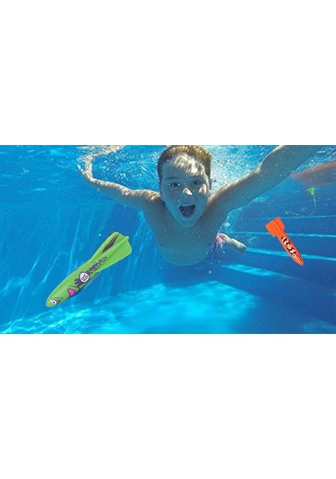 Dalış Havuzu Oyuncağı Sualtı Yüzme Dalış Torpido Atma Köpekbalığı, 4'lü Paket