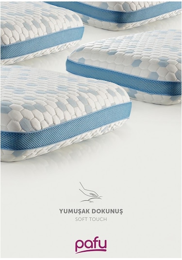 Pafu Visco Soğuk Kumaşlı Cooler Klasik Ortopedik Yüksek Yastık