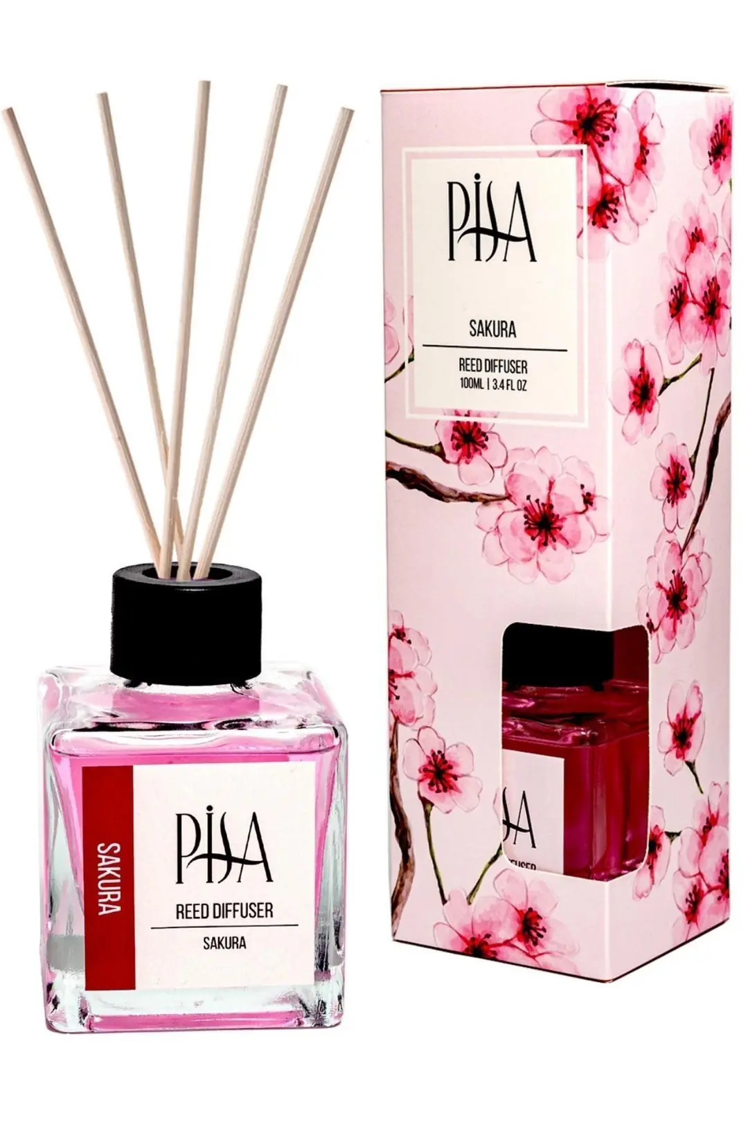 Pisa Sakura Çubuklu Oda Kokusu Reed Diffuser 100ml %38 800.00