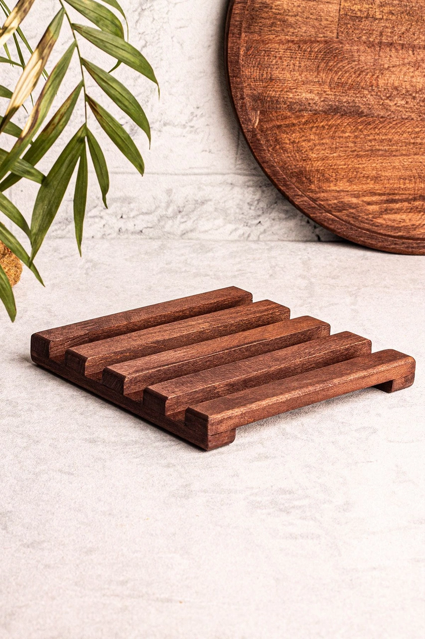 Snippy Kety - 2'li Ahşap Kare Nihale Ahşap