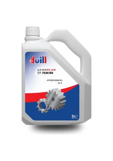 Doill Gearmax 75W-80 Tam Sentetik GL-5 / GL-4 /GL-4 Plus Manuel Şanzıman Yağı 3 Litre