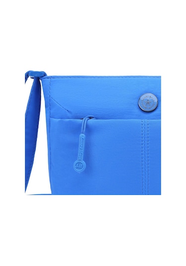 Smart Bags Mikro Poly Kumaş Postacı Kadın Çantası 3340 Mavi