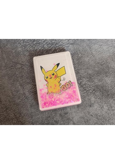 Cep Ayna Pokemeon Pikachua Makyaj Çanta Seyehat Taşınabilir Ayna Bebek Sulu Kozmetik Büyüteç Kompakt Katlanır Çok  Renkli