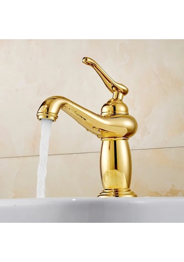 Cbtx Sıcak Ve Soğuk Karışık Su Havzası Taklit Su Musluğu, Stil: Kısa Model Çok Renkli