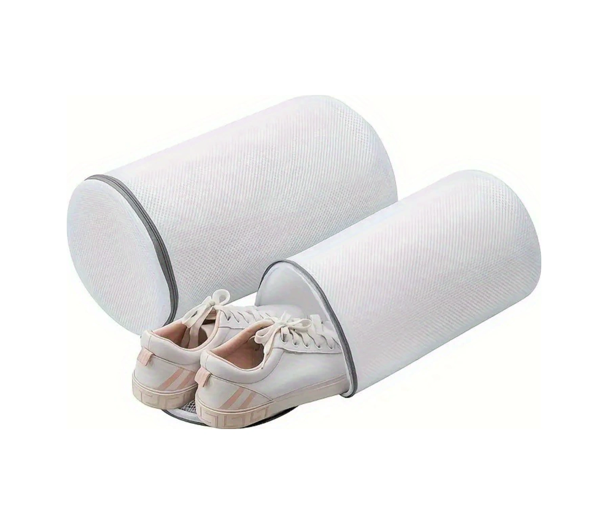 Xiyyadms Ayakkabı Yıkama Çantası Makineye Özel - Deformasyonu Önleyen, Derin Temizleyen, Seyahat Ve Saklama Ambalajı 30x18 Cm Beyaz