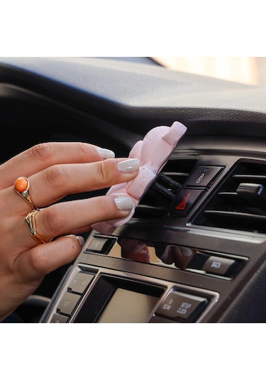Pembe Ayıcık Taşlı Vanilya Sandal Araba/araç Kokusu 20 Ml Esans İle Birlikte