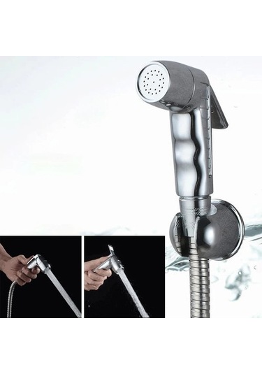 Joyhub Mingjin Shop2 D Tarzı 6 Tip Abs Plastik Tuvalet Püskürtücü Duş Başlığı Kendini Temizleyen El Banyo Bide Musluk Püskürtme Tabancası Su Yıkama 6js5xg Beyaz