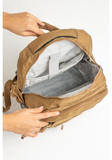 Ultra Hafif Sırt Çantası Unisex Taba Model: 571-3d - Taba