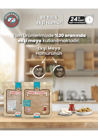 Asrın Tandırı Beslen Paketi 15 Paket Lavaş Tandır Ekmeği