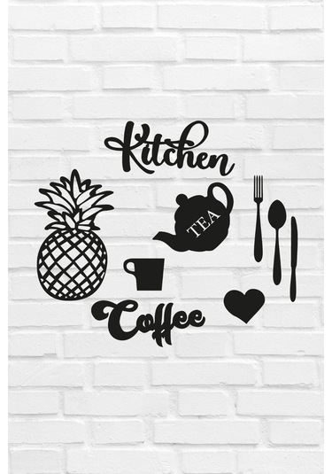 Kitchen 9 Parça Duvar Dekorasyonu
