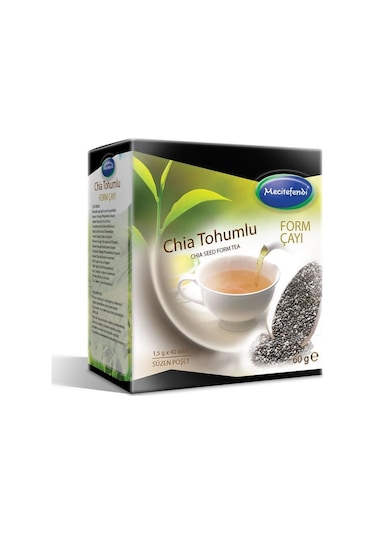 Mecitefendi Chia Tohumlu Form Süzen Poşet Çay 40 x 1.5 G