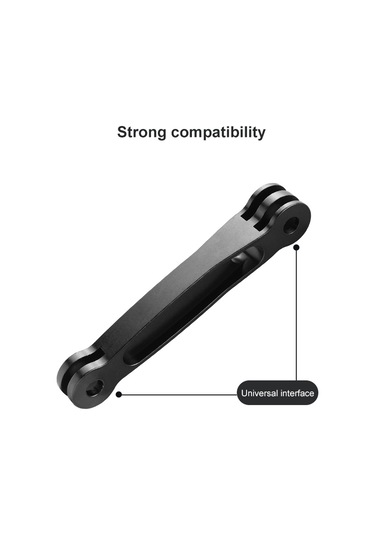 Gopro, Insta360, Djı Ve Diğer Aksiyon Kameraları İçin Ortak Alüminyum Uzatma Kolu Kavrama Genişletici, Uzunluk: 6.8cm Diğer