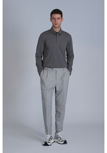 Lufian Evan Erkek Uzun Kol Tişört Nefti Yeşil Nefti Yeşil 112040034100640 Nefti Yeşil