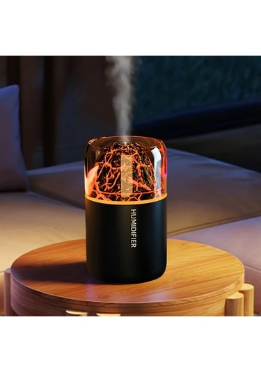 Userfriendly11 Siyah Usb Güçlü Tek Oda Nemlendirici Ve Koku Difüzörü Ev Araç İçin Kompakt