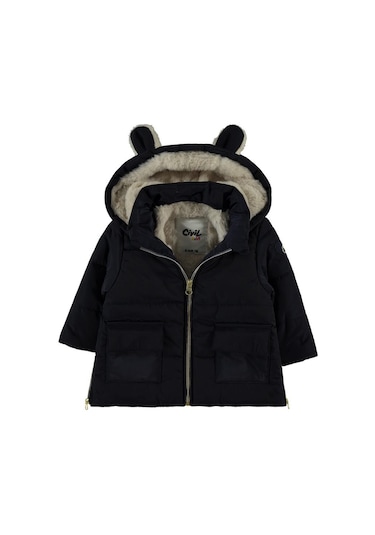 Civil Baby Pelüş Kulaklı 6-18 Ay Mont - Lacivert