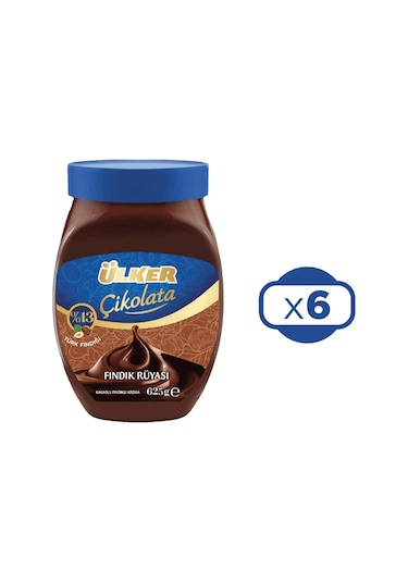 Ülker Fındık Rüyası Kakaolu Fındık Kreması 6 x 625 G