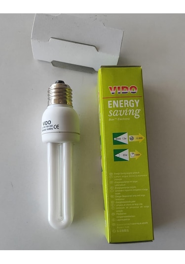 13w Enerji Tasarruflu Ampul - E27 Duy Sarı Işık