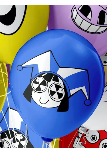 Onlybest Balonlar Dijital Sirk Doğum Günü Seti 210320202 MAVİ