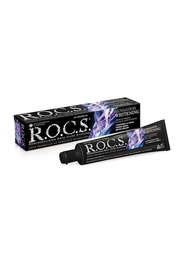 Rocs Sensation Whitening Ekstra Beyazlatıcı Diş Macunu - 74 G