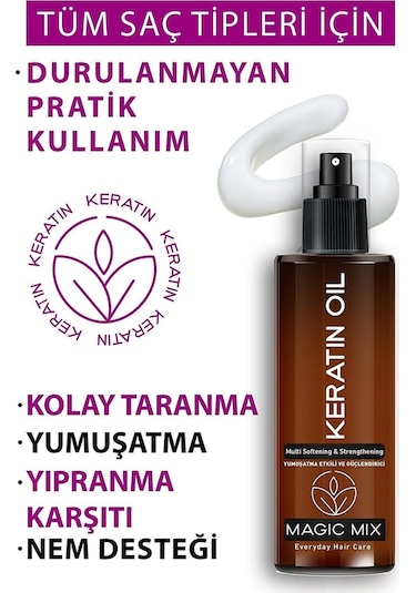 Procsın Magic Mix Aşırı Yıpranmış Saçlar İçin Keratin Yağı 110 ML