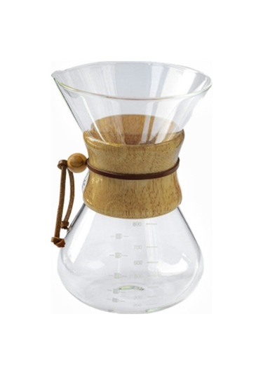 Black Goat 6 Cup-Kahve Demleme Borosilikat Cam Chemex 800 ML