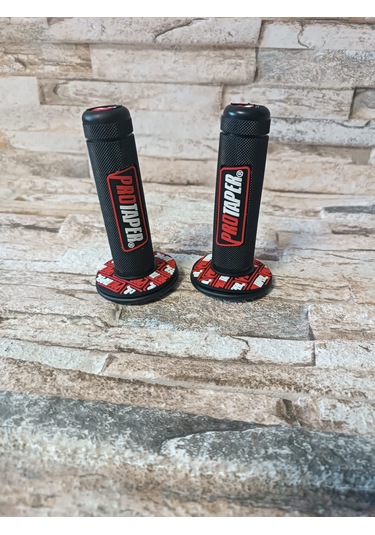Protaper Elcik Açık Kırmızı Motosiklet Elciği Takım