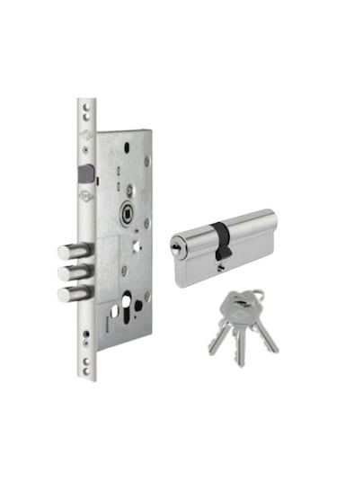 İto Çelik Kapı Alt Kilit 2003k - 754/68k 3 Anahtar