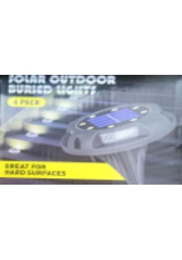 4 Lü Solar Panelli Kazıklı Zemin Solar Ledi 8+4 Led Rgb 1 ADET