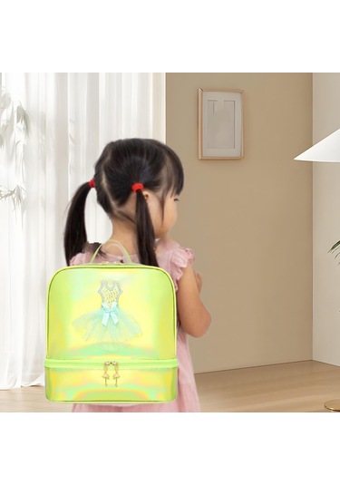 Suntek Bale Dans Sırt Çantası Günlük Spor Jimnastiği Için Yeşil