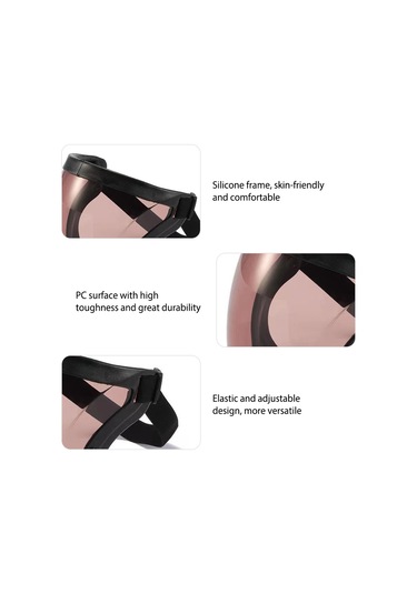 Symbee Kaynakçı Kaynak Koruması Yüz Koruması: 120 C Isı Dayanımı, Soluklu, Kahverengi Cam, Değiştirilebilir Yastık, Isı Ve Islık Koruma