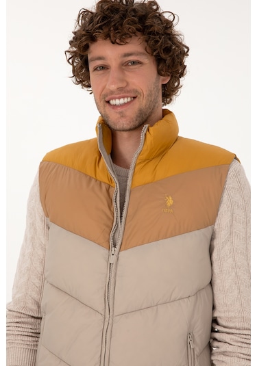 U.s. Polo Assn. Erkek Camel Yelek Dokuma 50311644-vr015 Camel