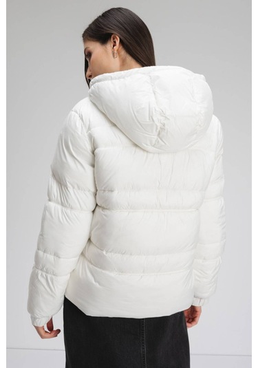 Tommy Jeans Kadın Mont-dw0dw20389 Beyaz