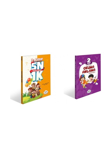 Öğretmen Evde 2.sınıf Okuma Anlama-5n 1k Okuma Anlama Seti