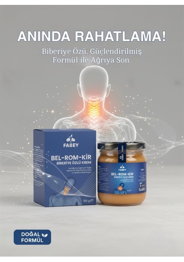 Esfabey Bel-rom-kir Biberiye Özlü Krem 150g