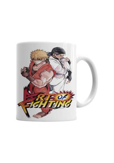 Art Of Fighting Ryo E Robert Kupa Bardak Porselen Karışık