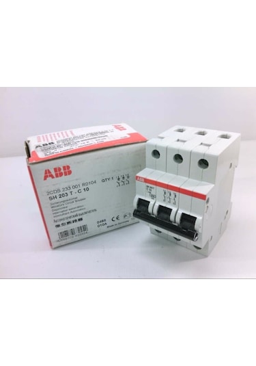 Abb 3x10a C Tipi K Otomat / Abb 2cds233001 R0104 Sh 203t-c10