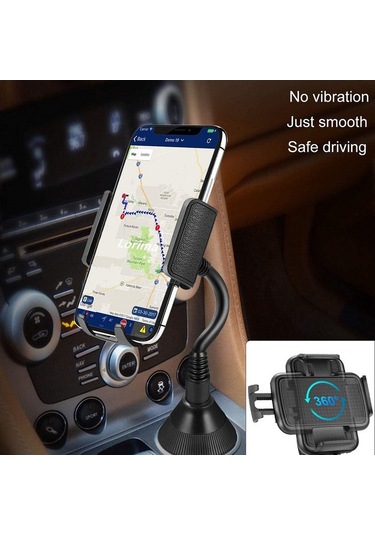 Soulader Araç İçin Pratik Ve Şık Bardak Tutucu, Seyahatlerinizde Konfor Sağlayan Aksesuar Siyah