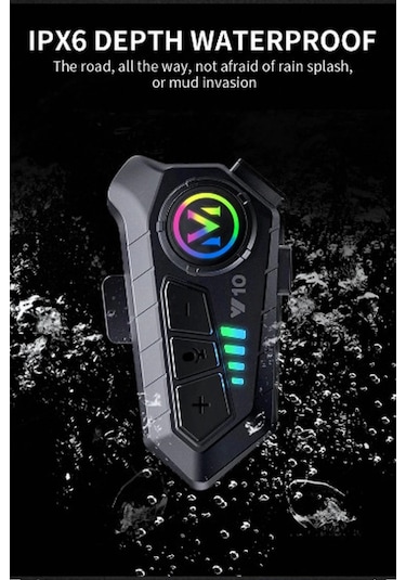 Y10 Kask Kulaklık Bluetooth Motosiklet Kulaklık 5,3 Bluetoot Tdrtr