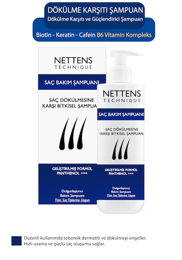 Nettens Saç Dökülmesine Ve Seboreik Dermatite Karşı Şampuan
