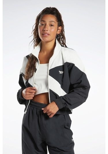 Reebok Cl Ae Fr Tt Siyah Kadın Eşofman Üstü Siyah