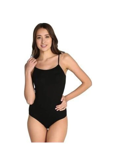 Kadın Ten 2'li Paket Ip Askılı Likralı Kancalı Çıtçıtlı Body Zıbın 001