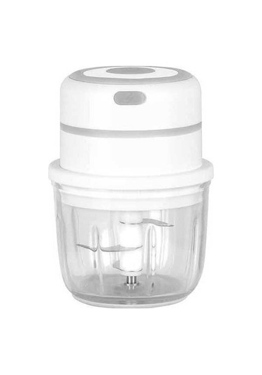 Fastbuy Zm-14 Küçük Kablosuz Sarımsak Ezici, Beyaz Cam Farklı Kullanıcılar İçin, 300ml Diğer