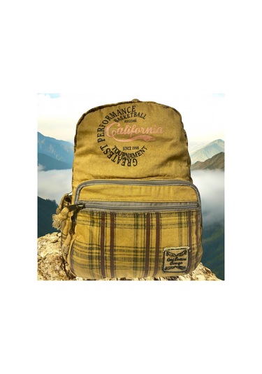 Kaliteli Renkli Vintage Disayn Günlük Sırt Gezi Okul Seyahat Çantası 31 Cm X 41 Cm Turuncu - Sarı Kaliteli Renkli Vintage Disayn Günlük Sırt Gezi Okul Seyahat Çantası 31 Cm X 41 Cm Turuncu - Sarı